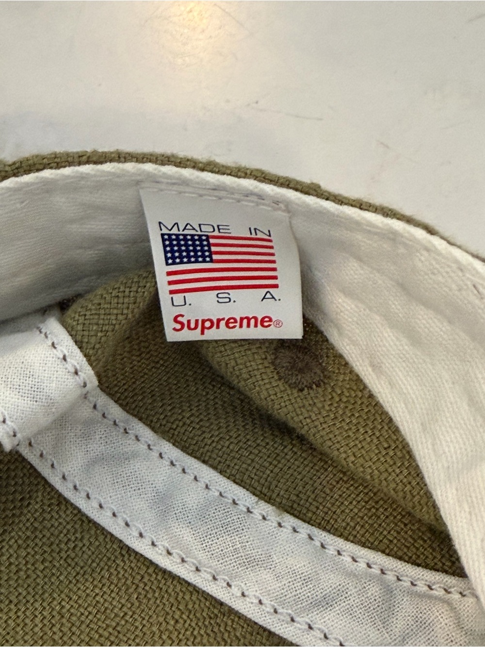 Supreme Olive Green Camp Cap - Picture 2 of 4